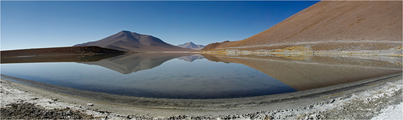 morgendliche Stille nahe der Laguna Verde