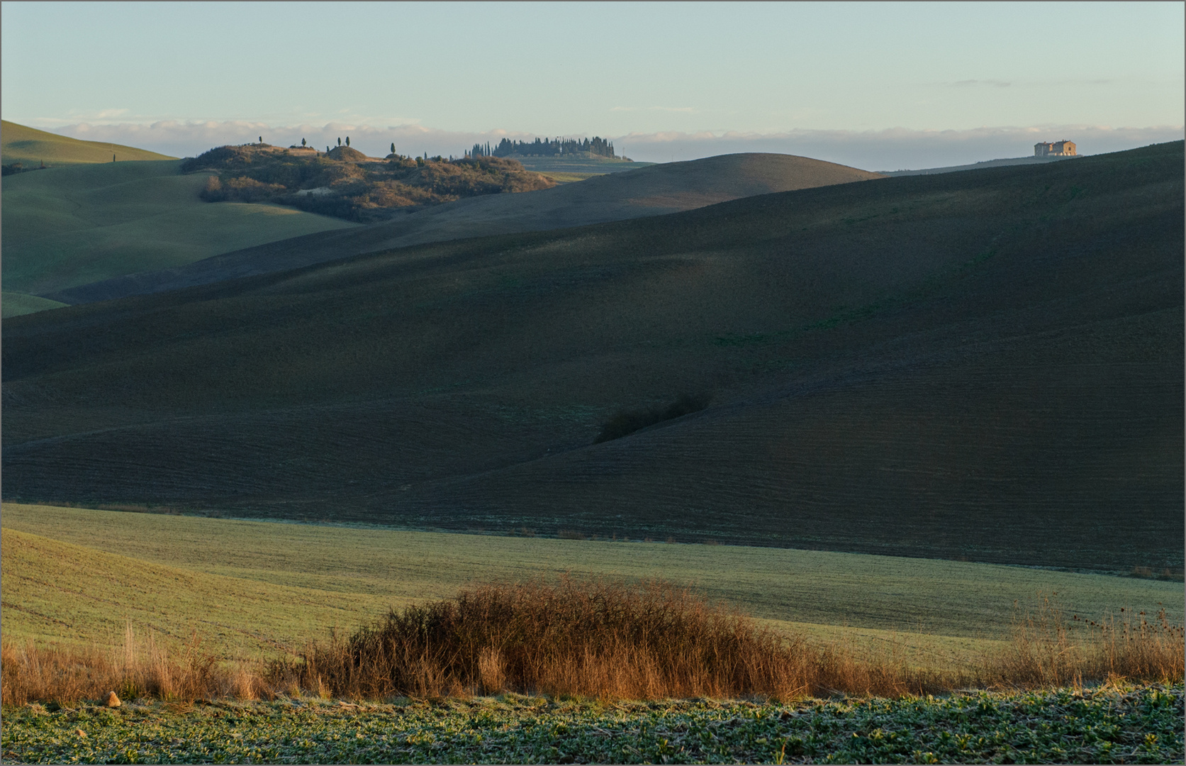 Morgendliche Toscana