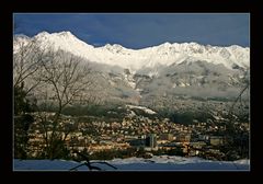 morgendlicher Blick auf Innsbruck, Variante 2