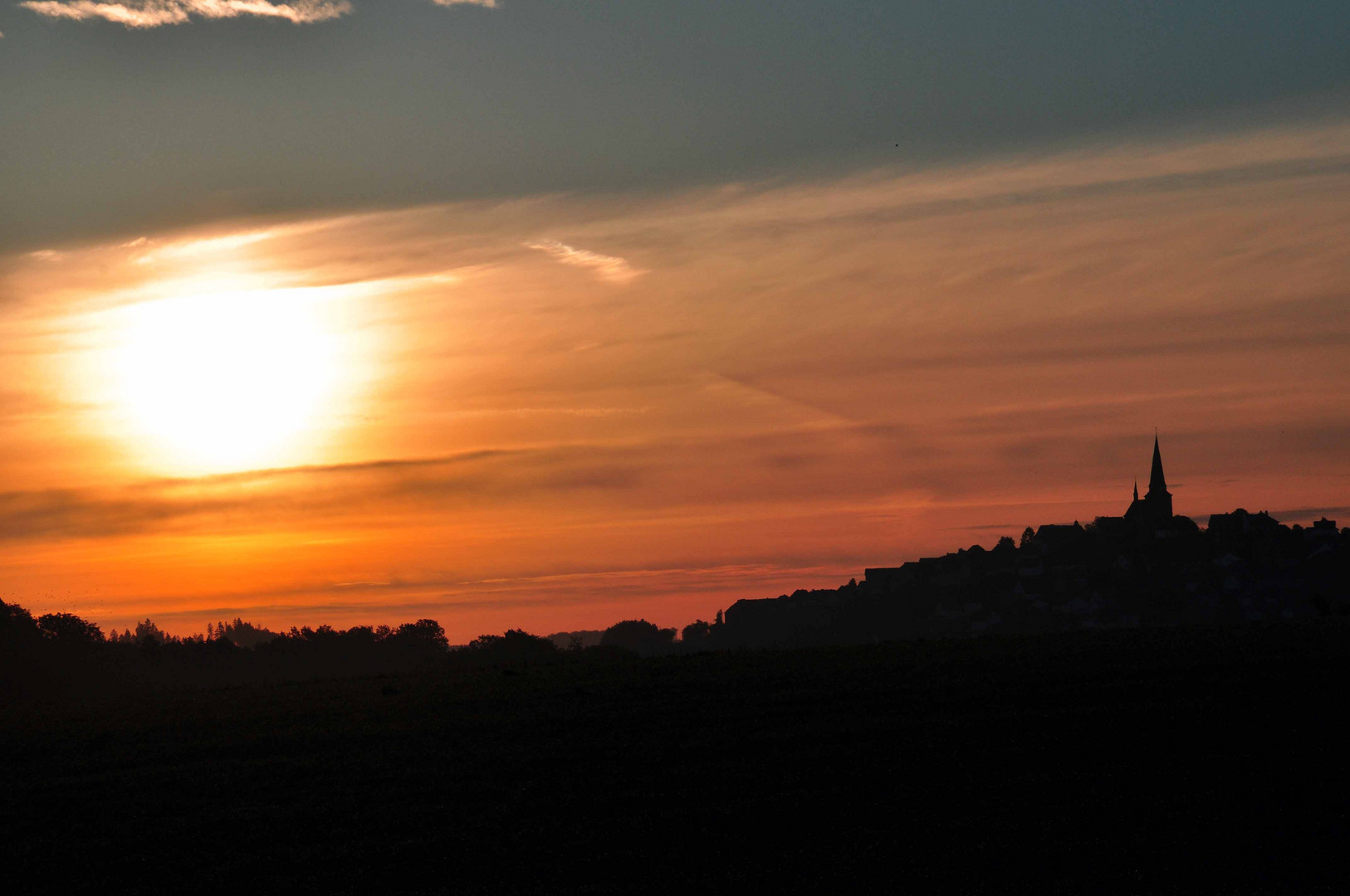 morgendlicher Blick auf kallenhardt