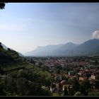 Morgendlicher Blick über Meran