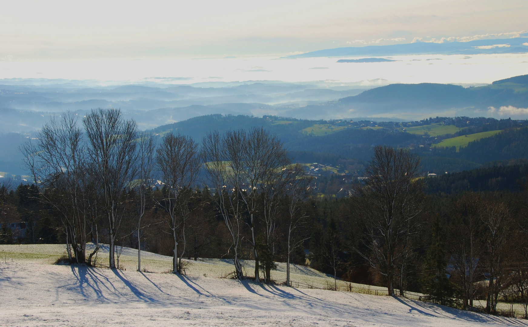 morgendlicher Blick von oben