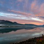 Morgendlicher Blick von Valdez in den Prince William Sound...