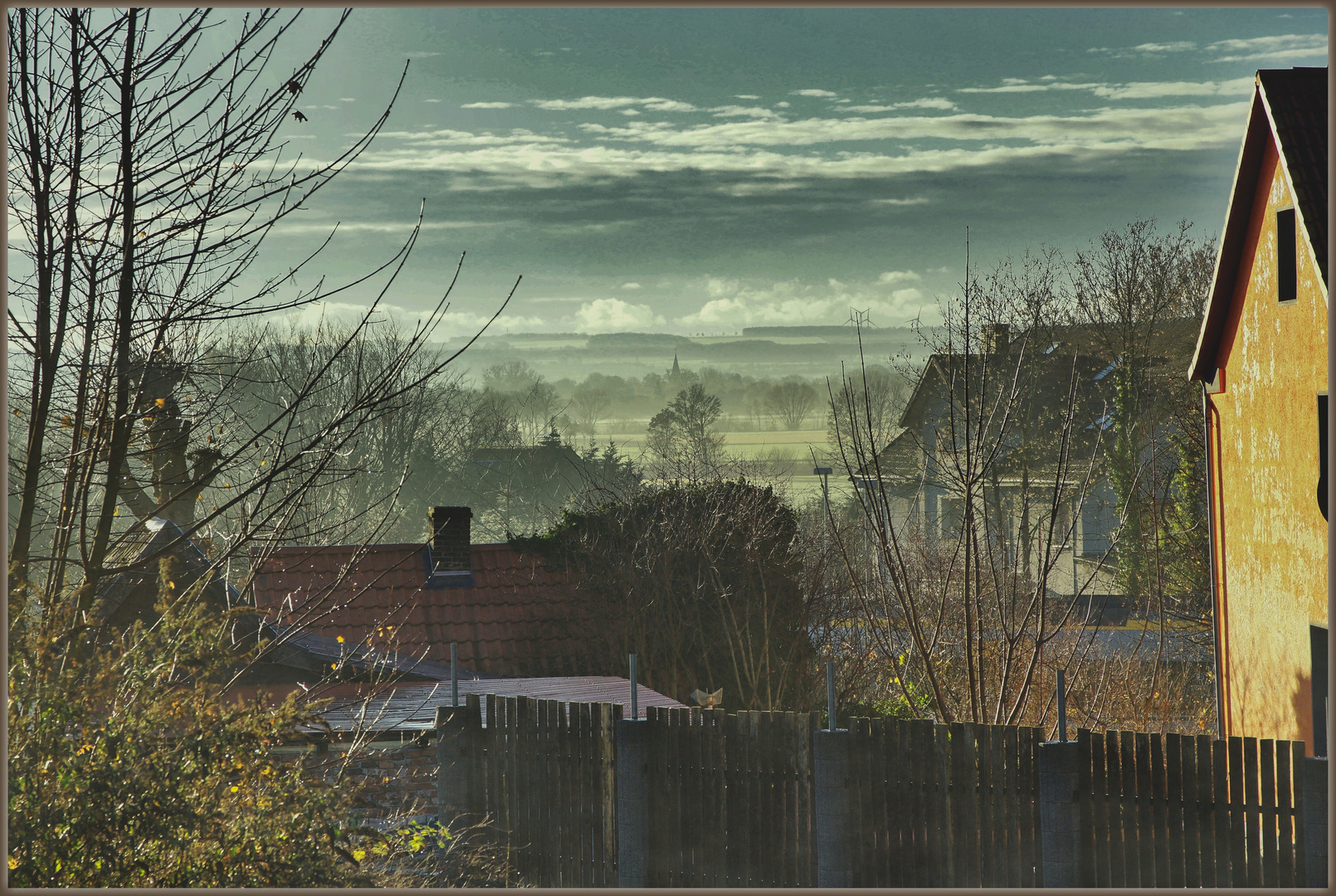 Morgendlicher Blick zur Haar