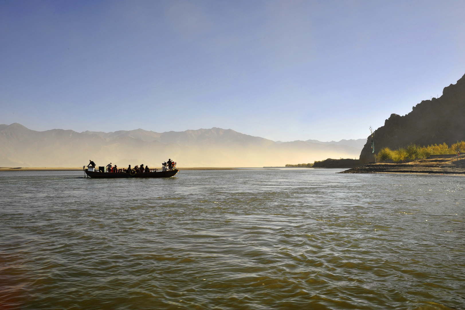 morgendlicher Brahmaputra