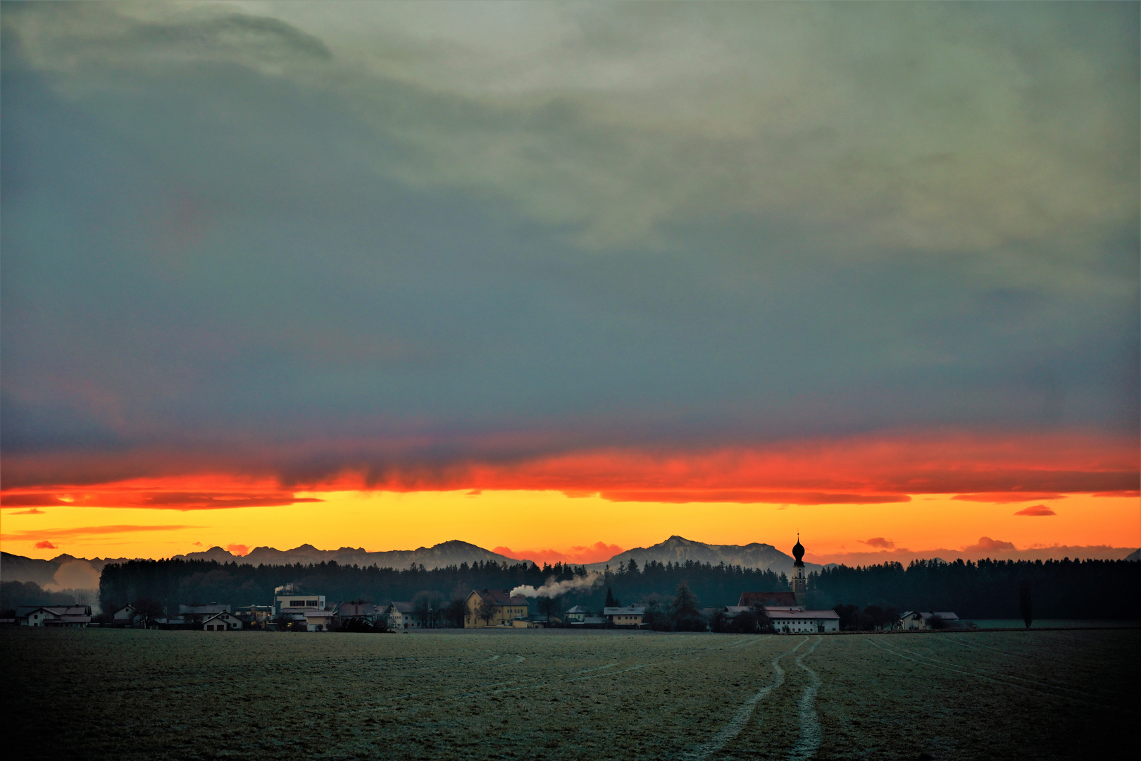 Morgendlicher Föhn