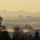 Morgendlicher Föhnblick über München