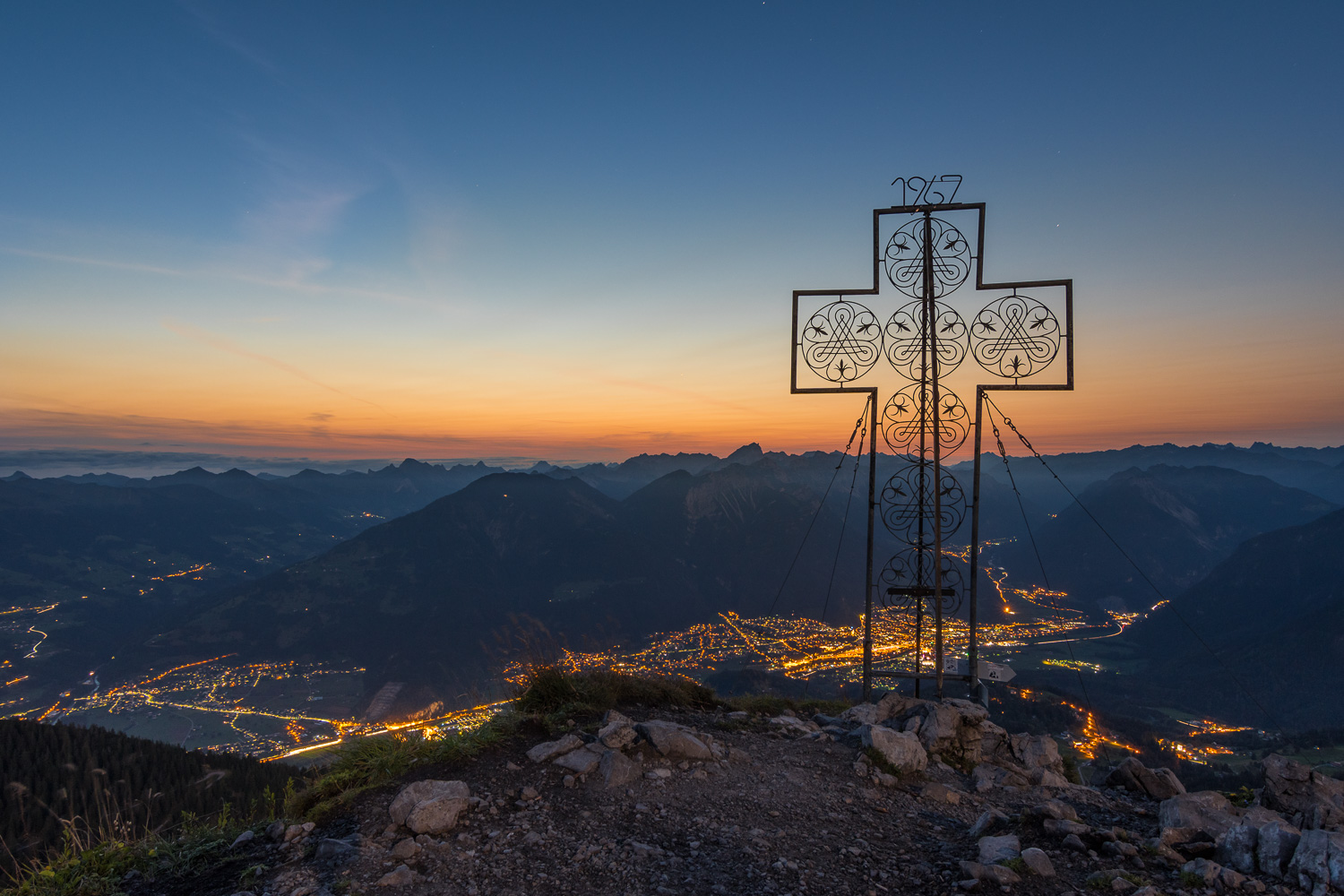 Morgendlicher Gipfelsieg II