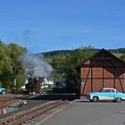 morgendlicher Güterzug aus Wolkenstein