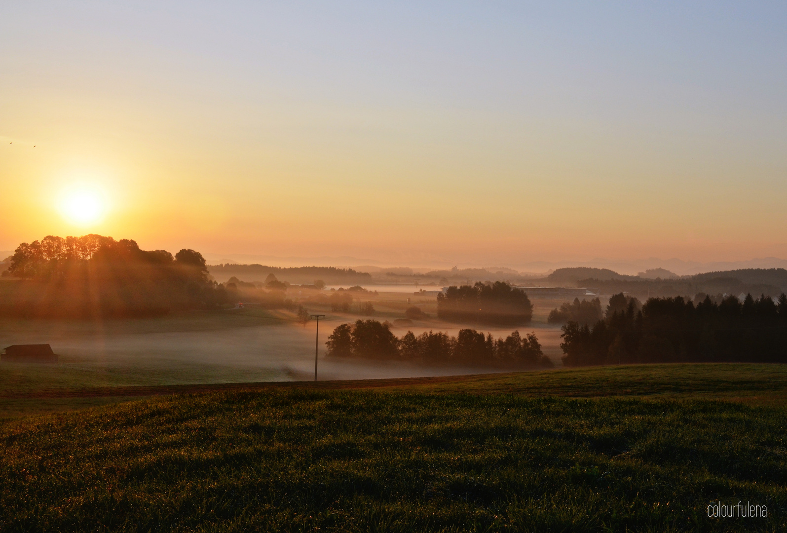 Morgendlicher Nebel