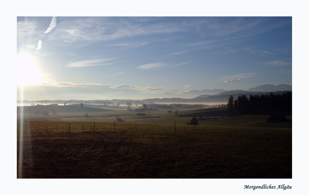 Morgendliches Allgäu