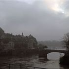 Morgendliches Laufenburg im Frühnebel