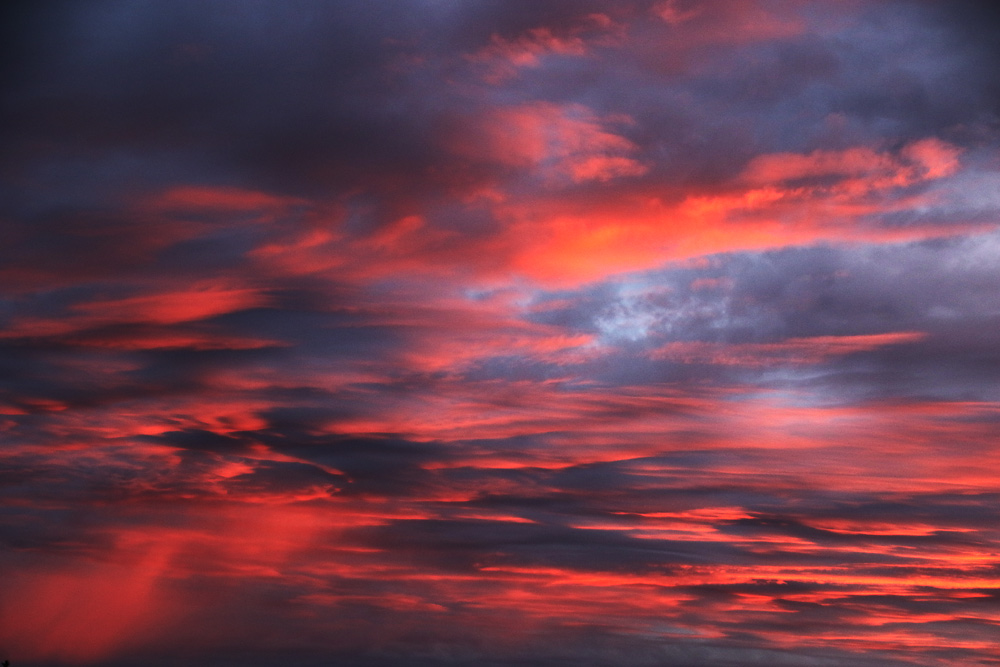 Morgendliches Wolkenfarbspiel 