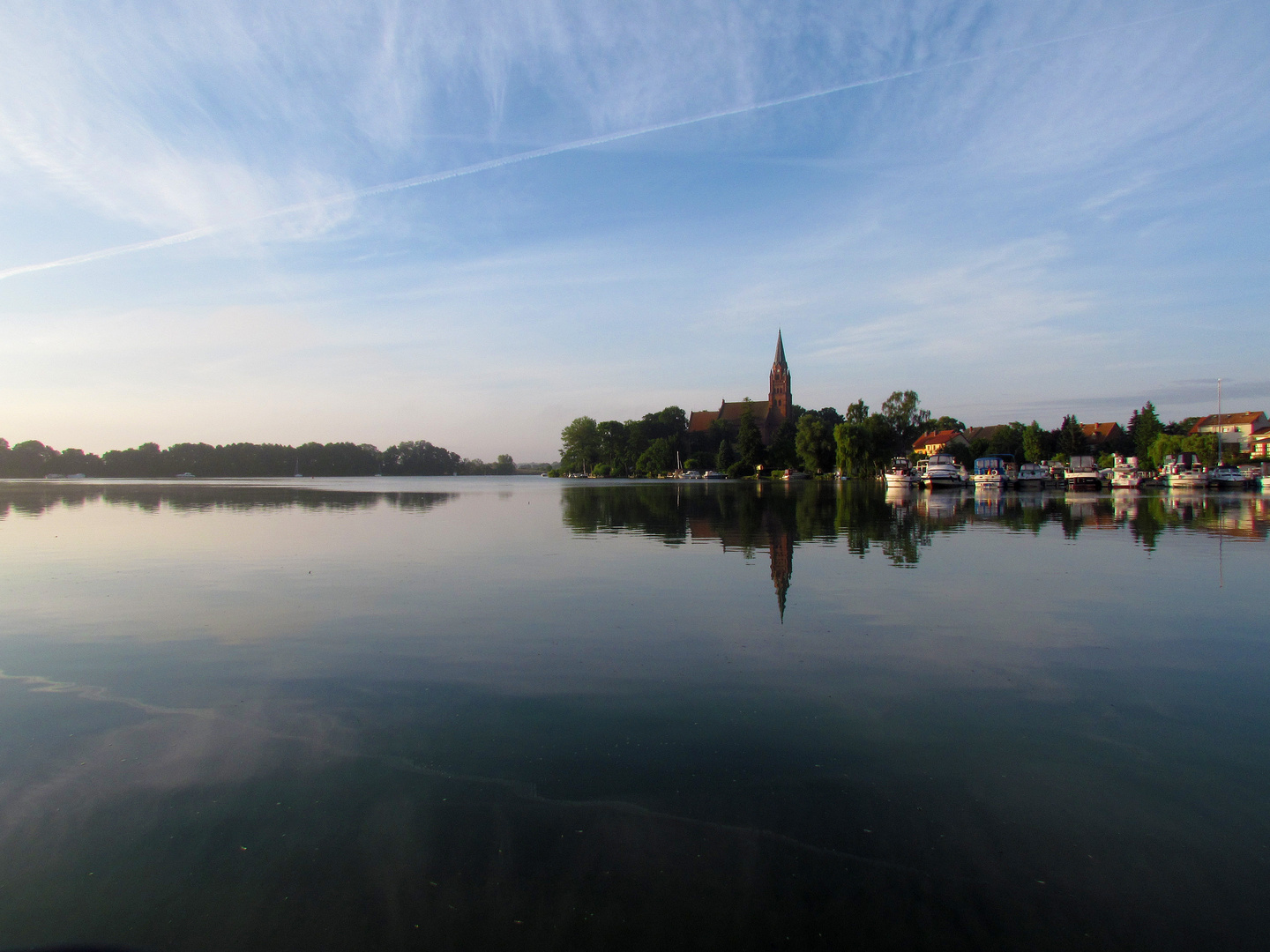 morgends am Hafen