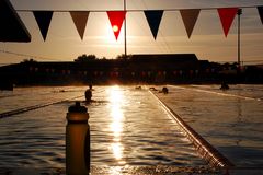 Morgends im Freibad