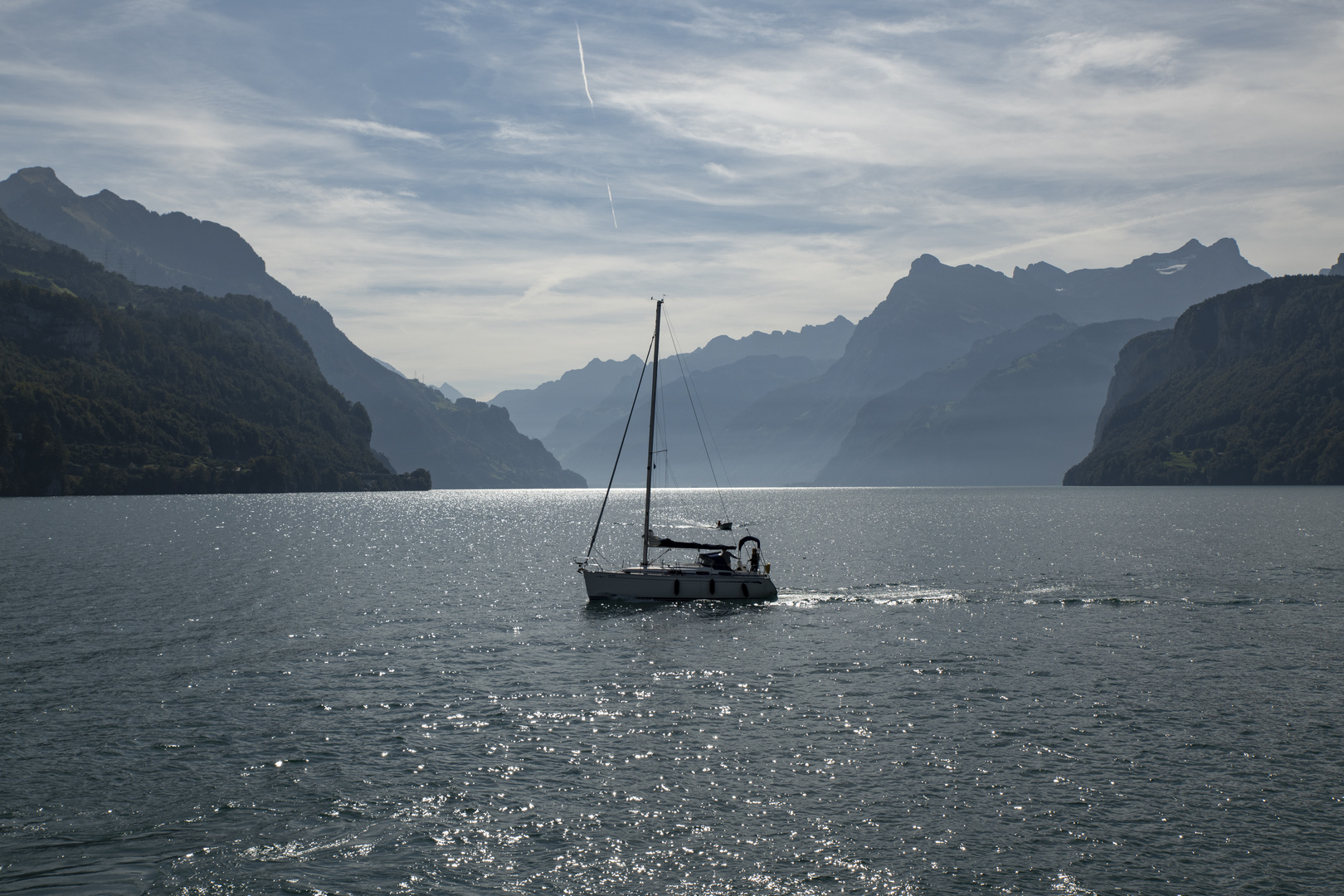 Morgendunst am Vierwaldstätter See