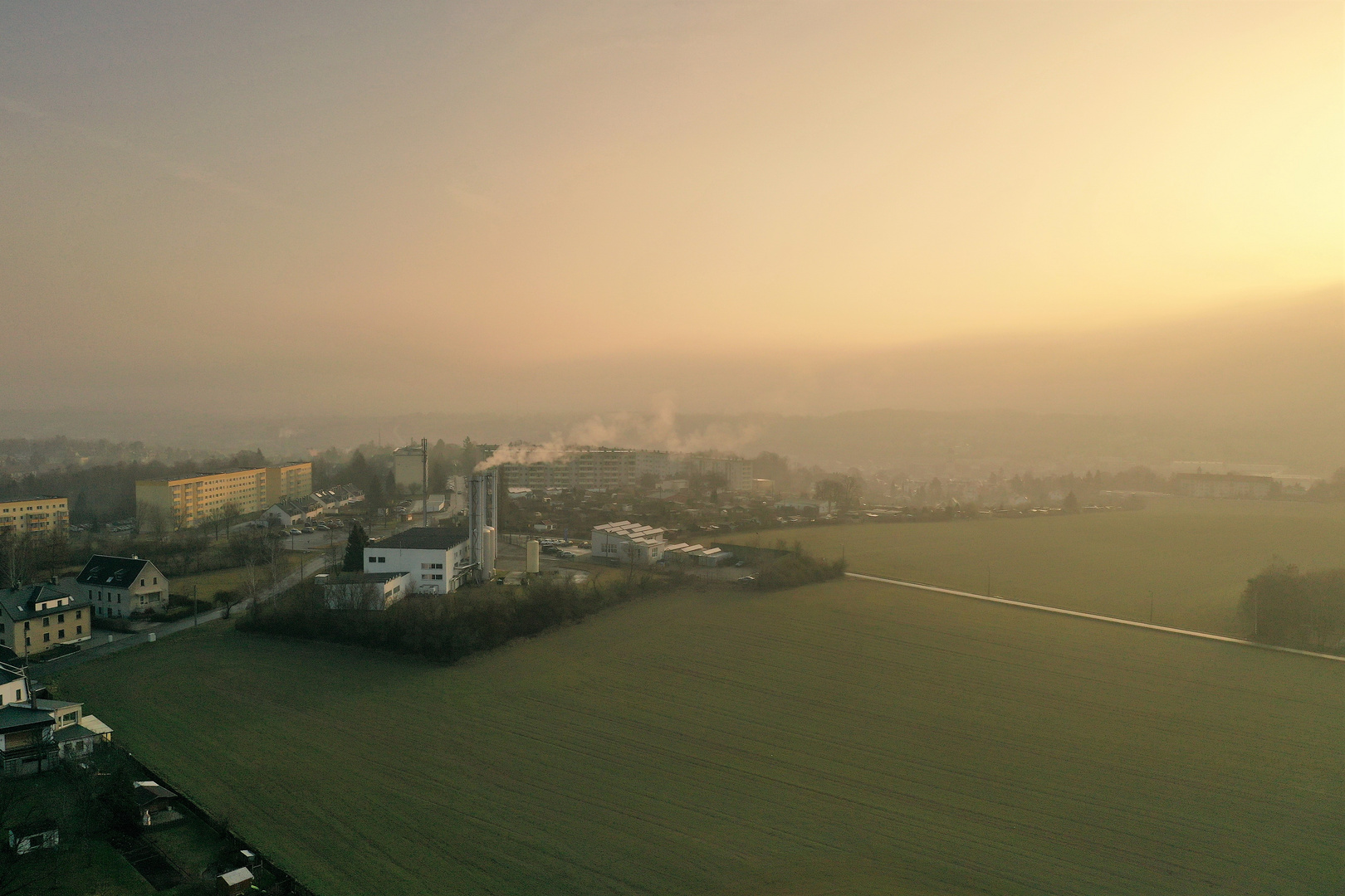 Morgendunst oder Saharastaub?