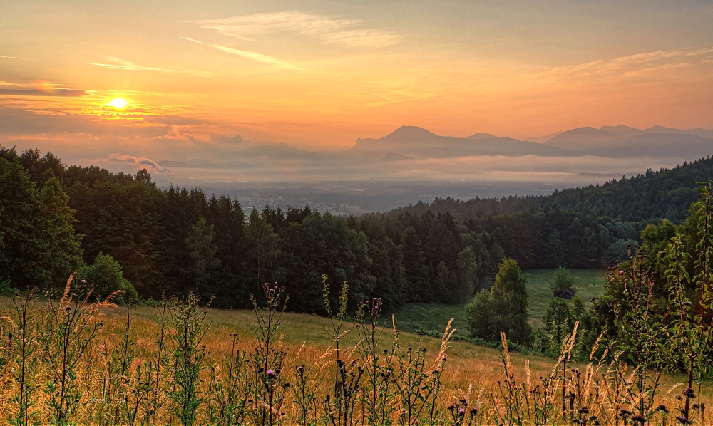 Morgendunst über Salzburg