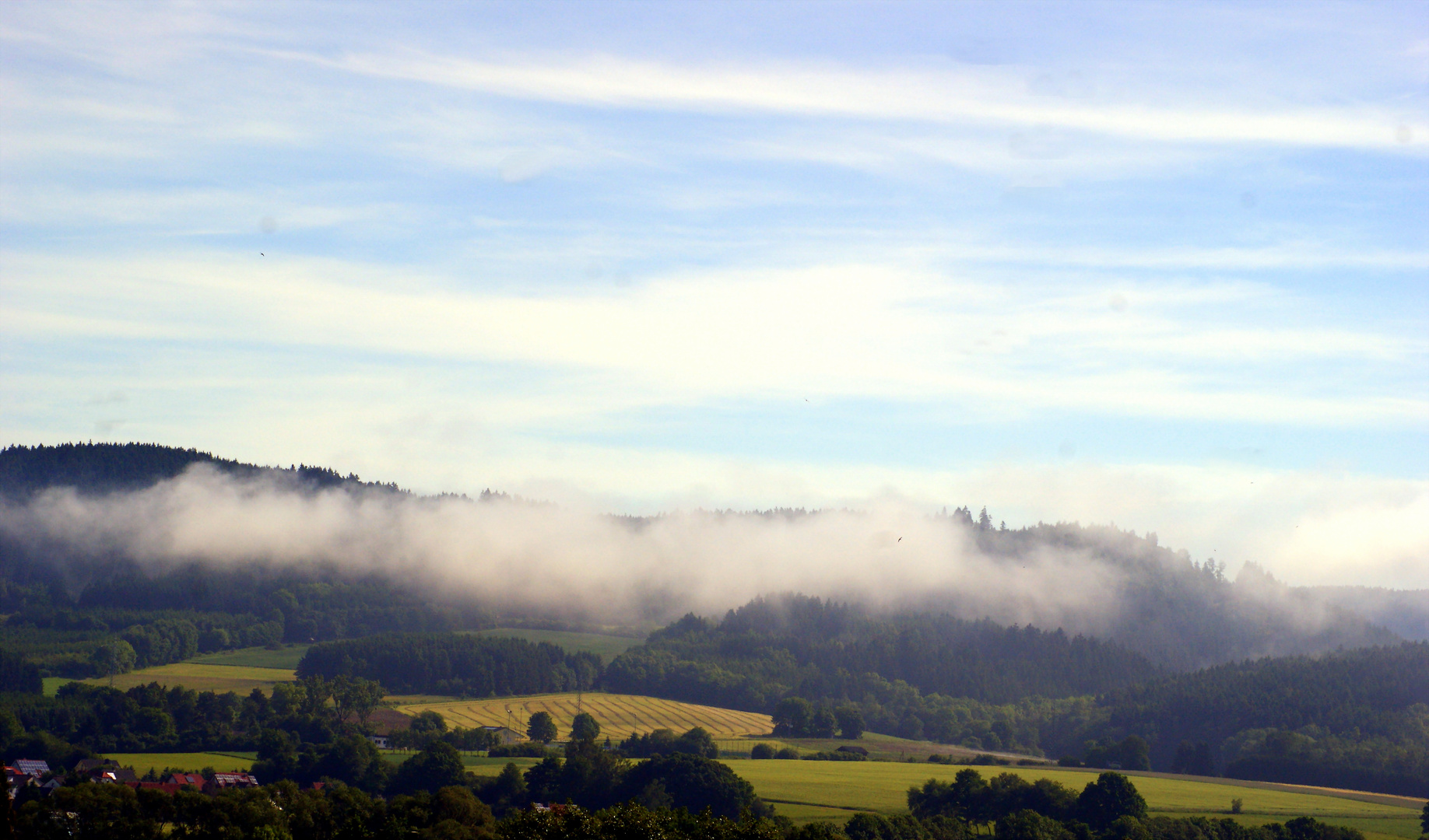 Morgendunst übern Haßlachtal