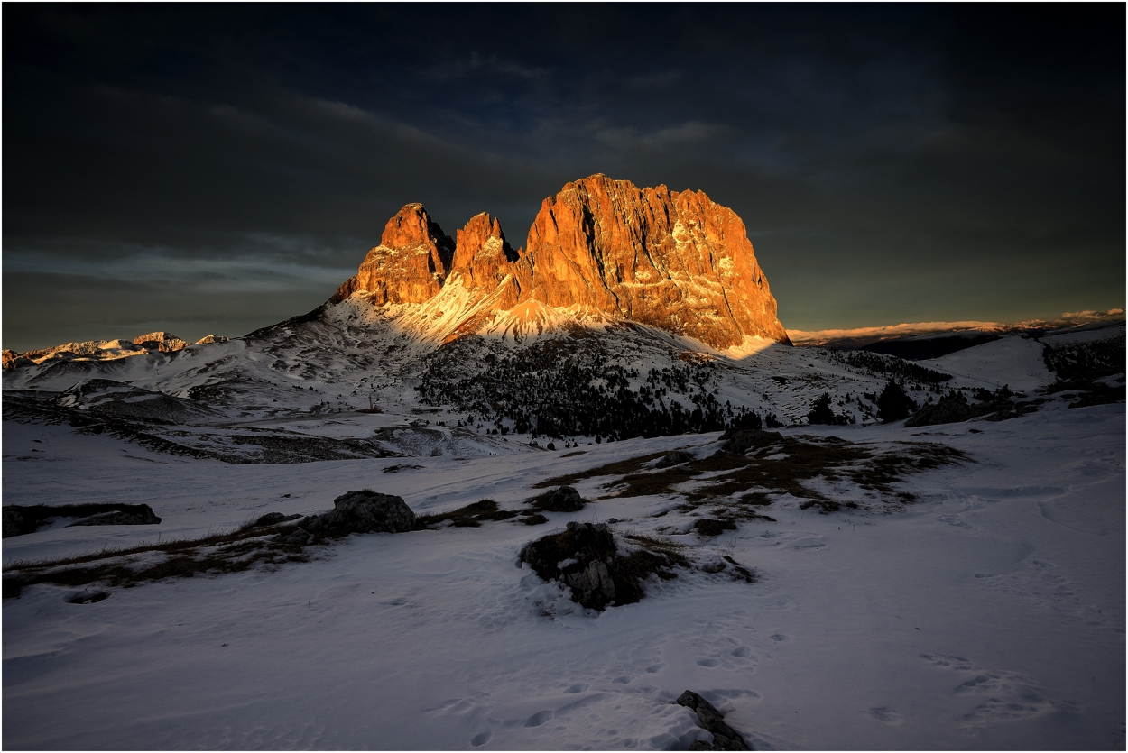 Morgenerwachen am Langkofel