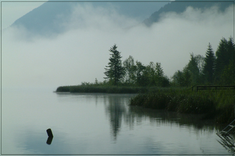 "Morgenerwachen am Weissensee/Kärnten"