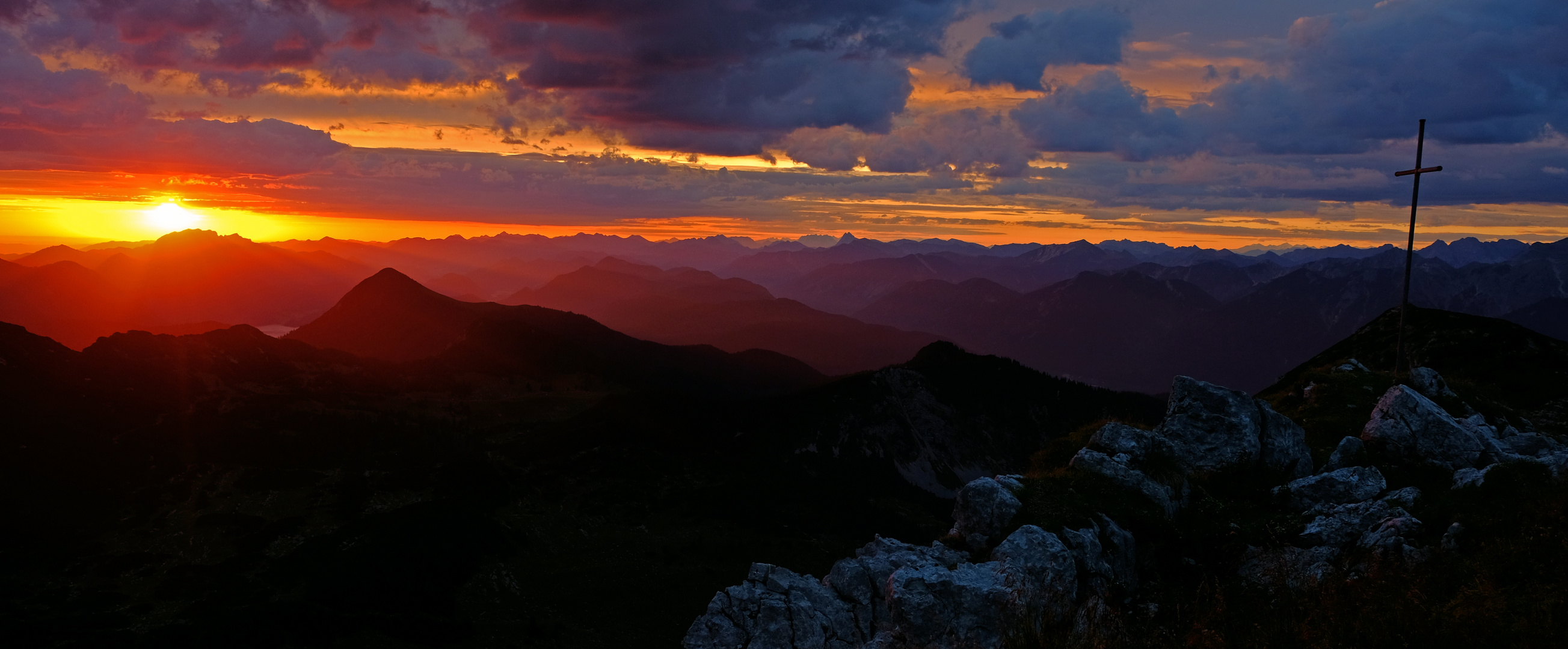 Morgenerwachen nahe der Weilheimer Hütte