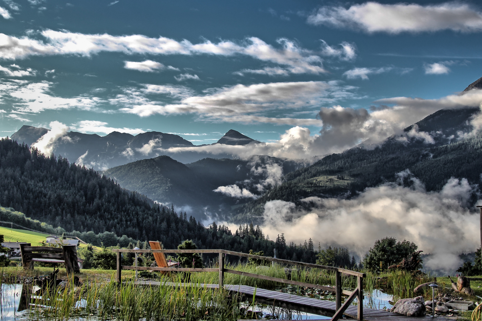 Morgenerwachen über Ramsau