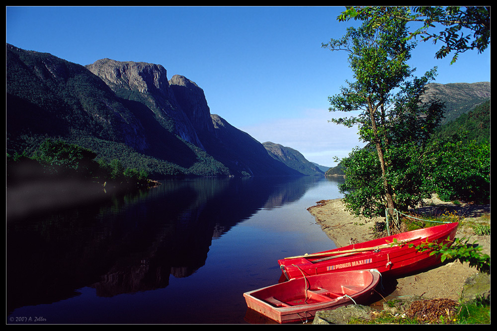 Morgenfrische am Tysdalsvatnet