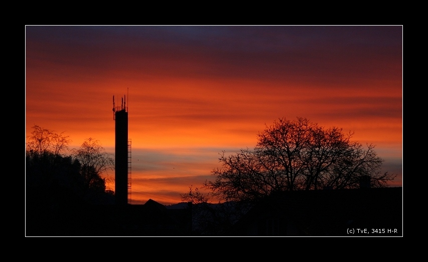 Morgenglühen...