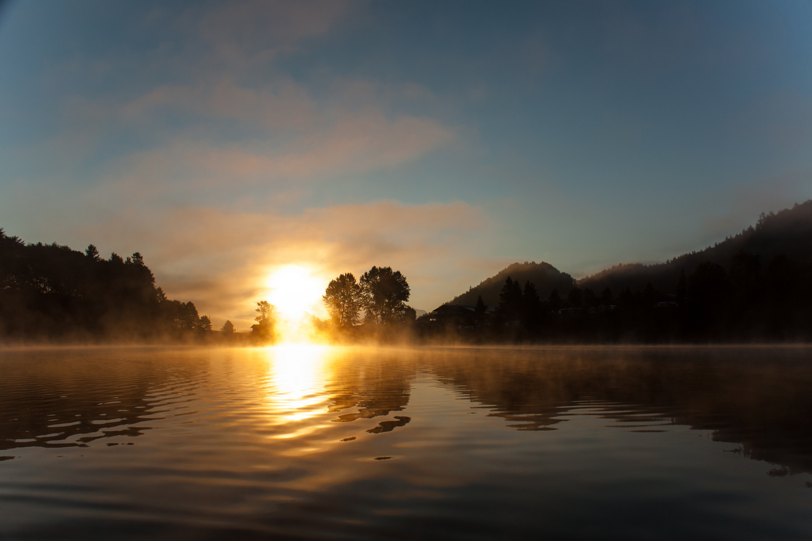 Morgenglühen.