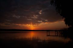 Morgenglühen am Bodensee