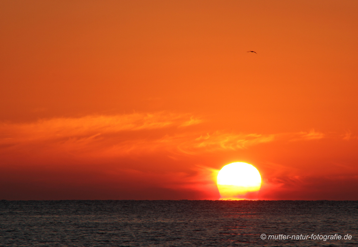 Morgenglühen am Mittelmeer