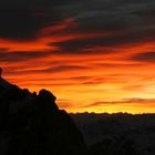 Morgenglühen auf der Zugspitze