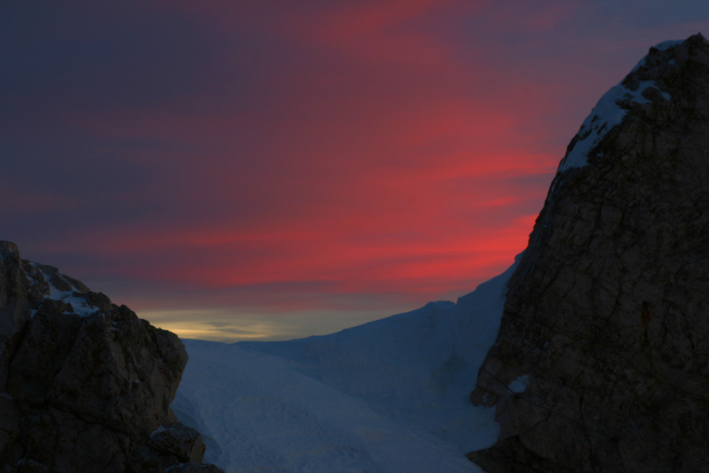 Morgenglühen auf der Zugspitze II