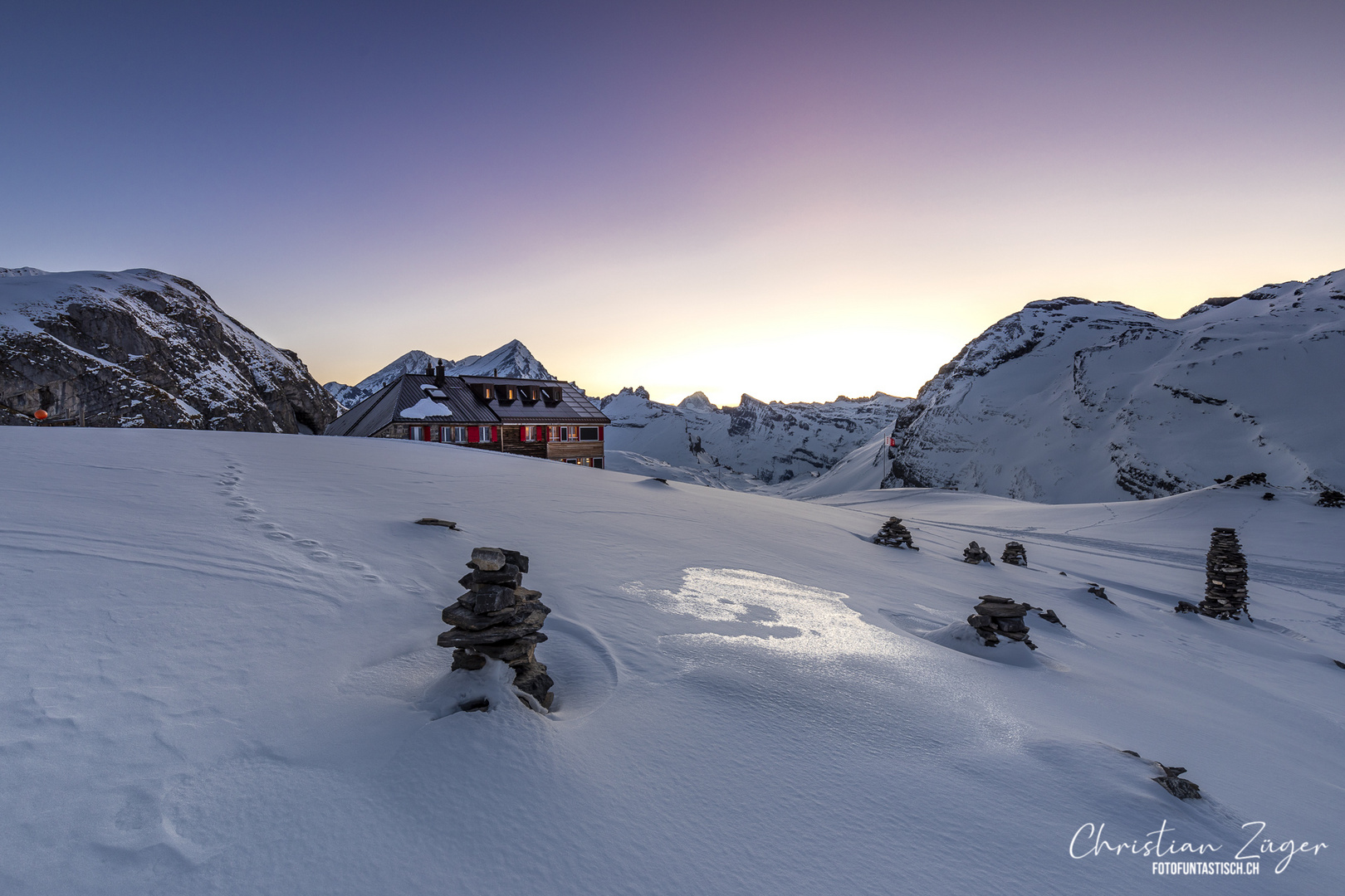 Morgenglühen bei Lämmerenhütte