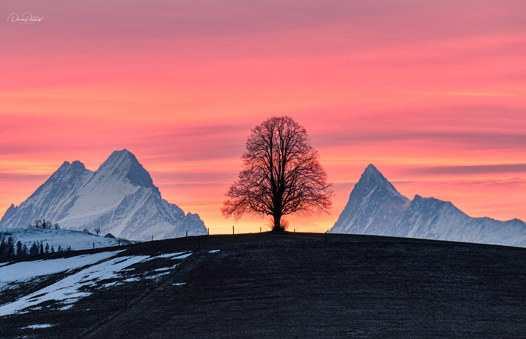 Morgenglühen im Emmental