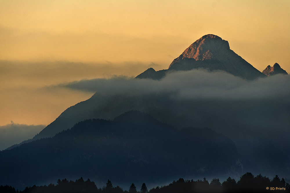 morgengraue Bergstimmung