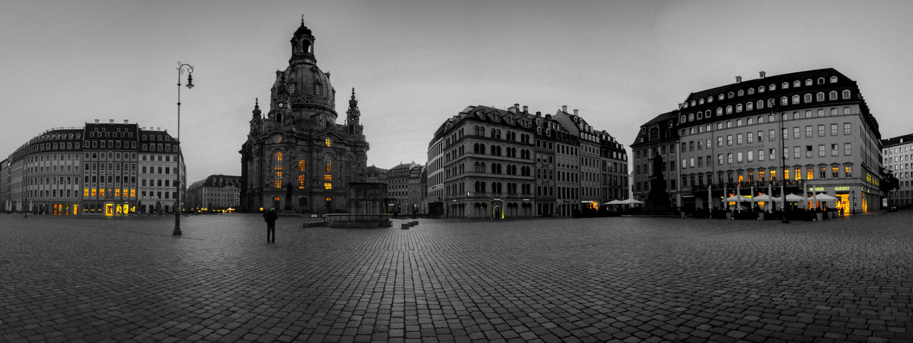 Morgengrauen in Dresden