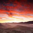 Morgengrauen über der Ramsau