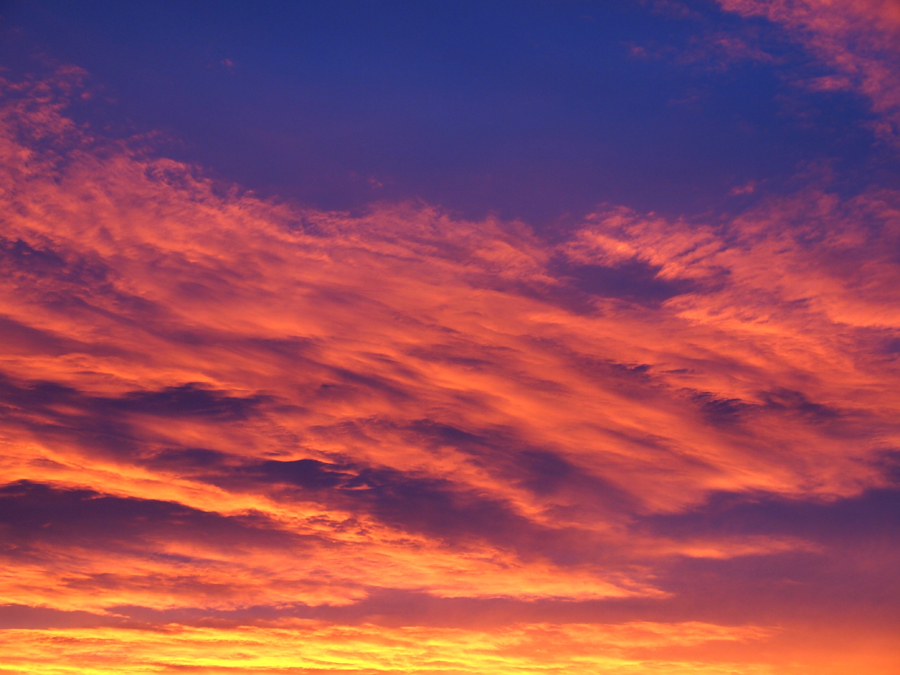 Morgenhimmel 24.12.2013 in Neukirchen