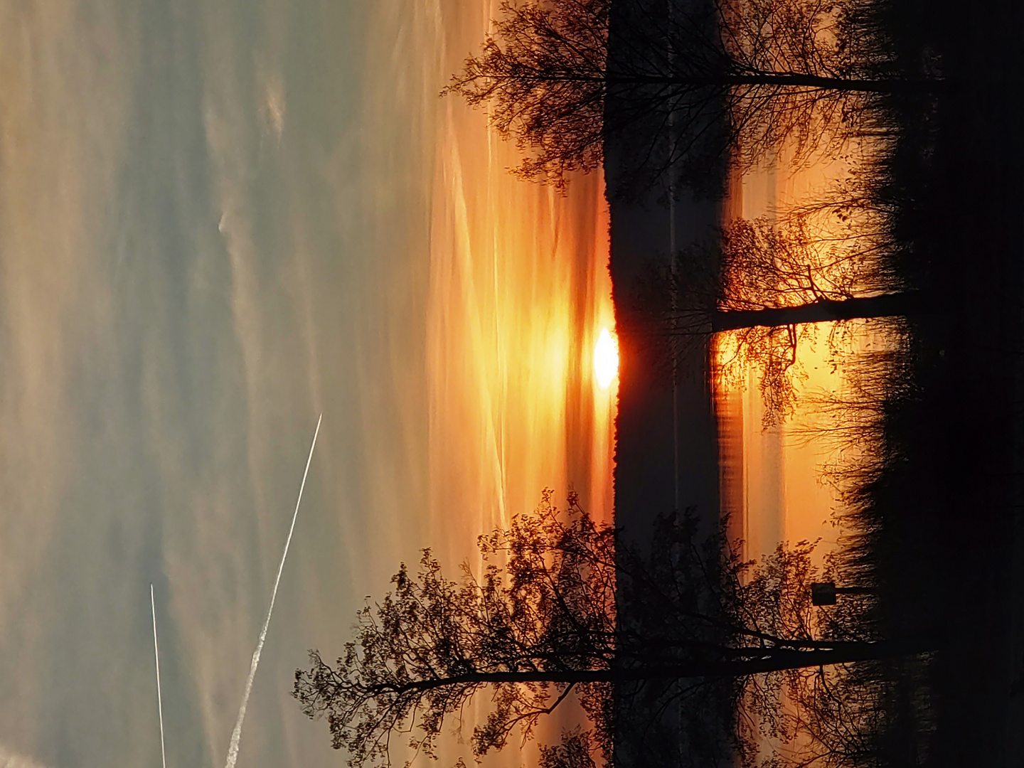 Morgenhimmel an der Havel