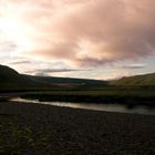 Morgenhimmel im September, Südlich von Assynt am River Oykel