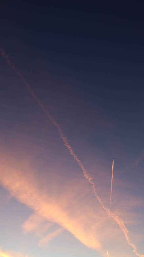 Morgenhimmel nach einem stürmischen Abend