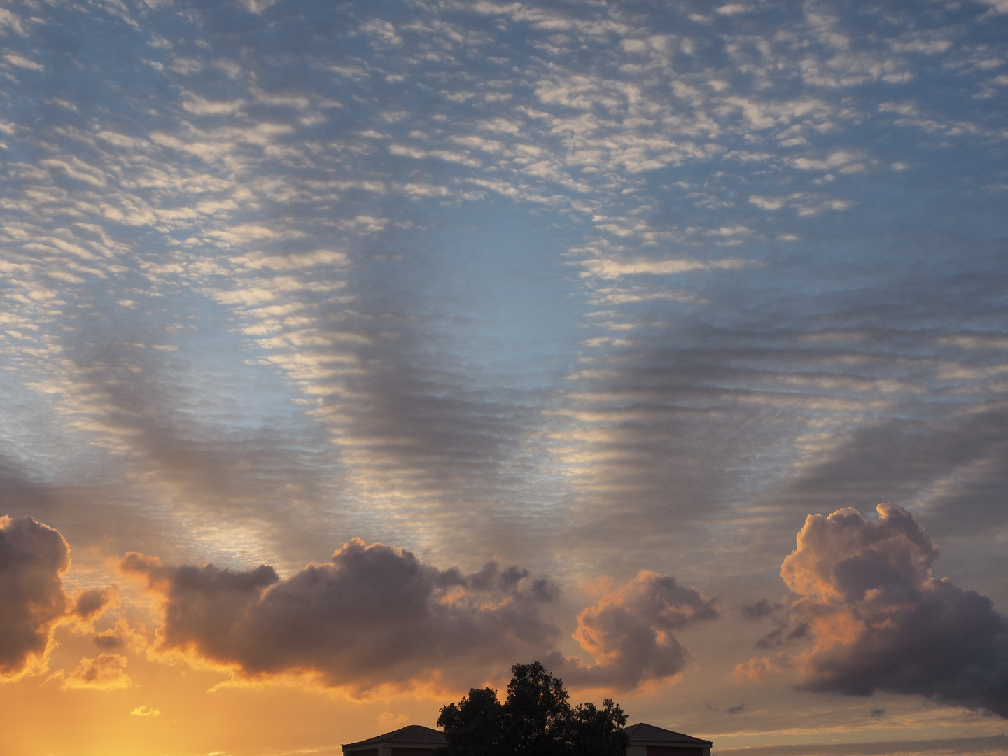 Morgenhimmel über dem Golf von Aqaba