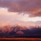 Morgenhimmel über der Ben Ohau Range