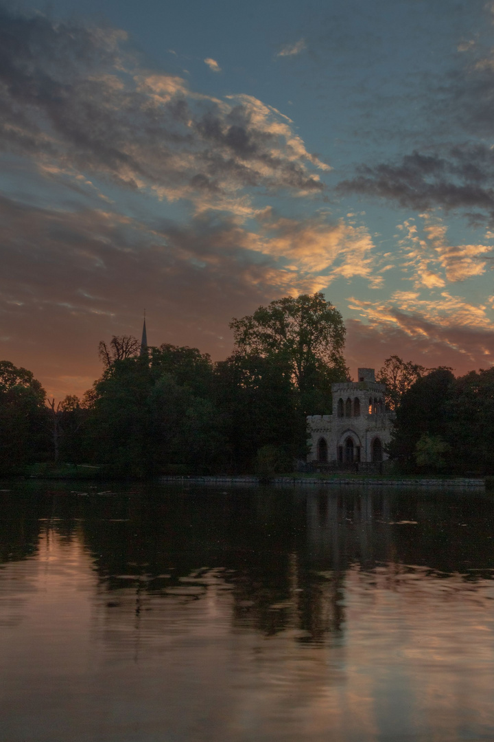 Morgenhimmel über der Mosburg...