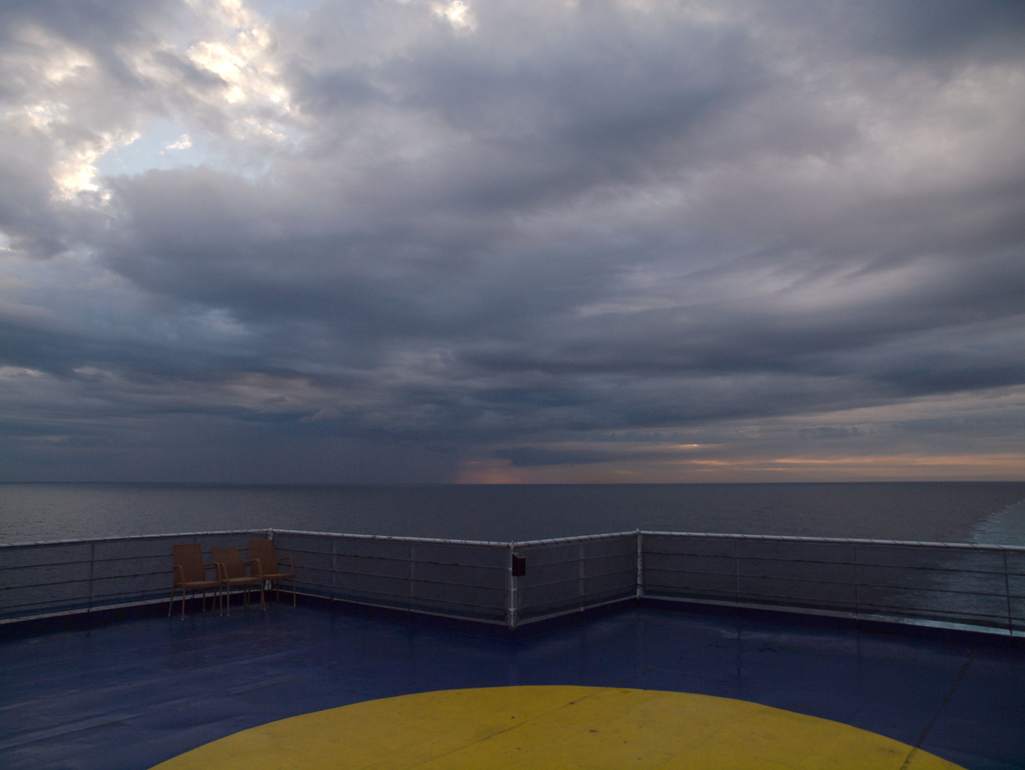 Morgenhimmel über der Nordsee