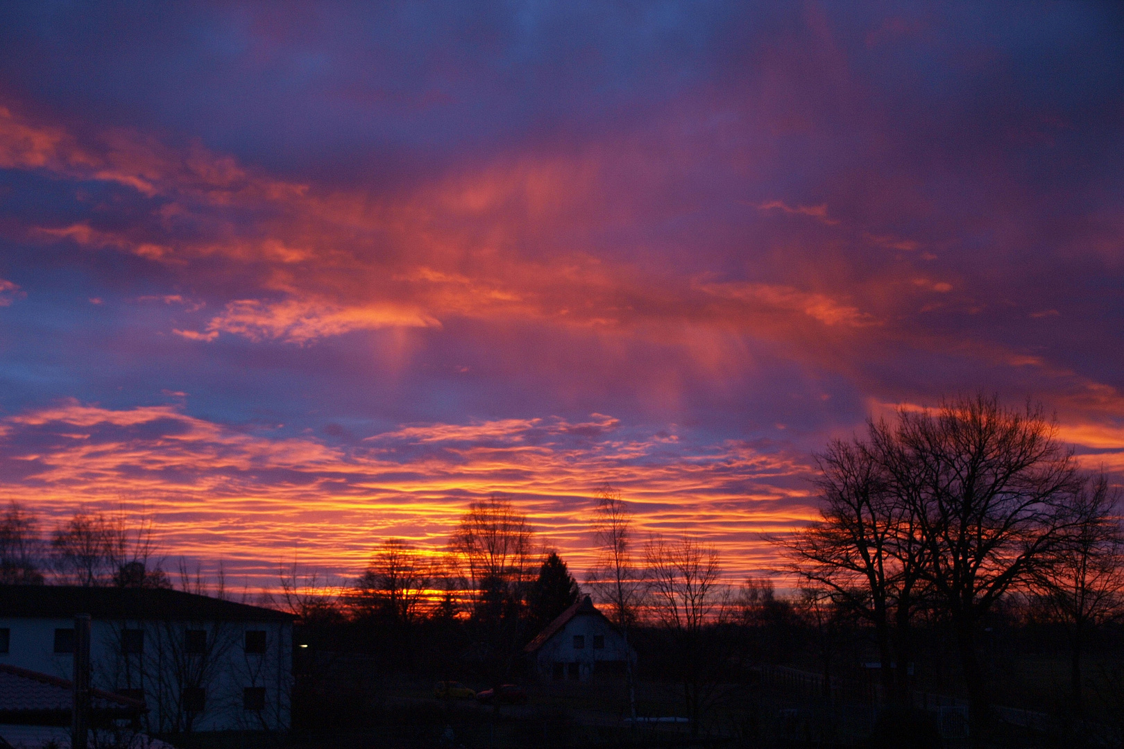 Morgenhimmel über Lübben