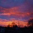 Morgenhimmel über Lübben