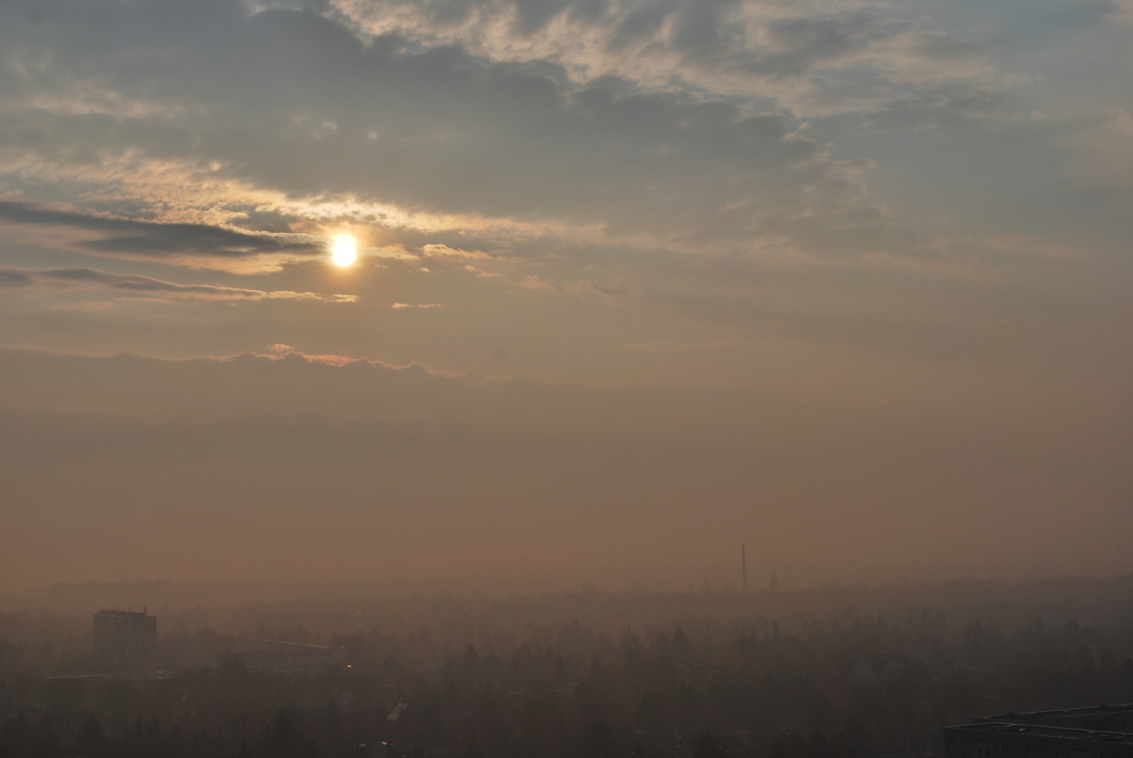 Morgenhimmel über Mahlsdorf